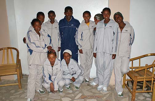 Simien Girl Runners, Jan. 2009
